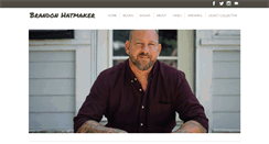 Desktop Screenshot of brandonhatmaker.com